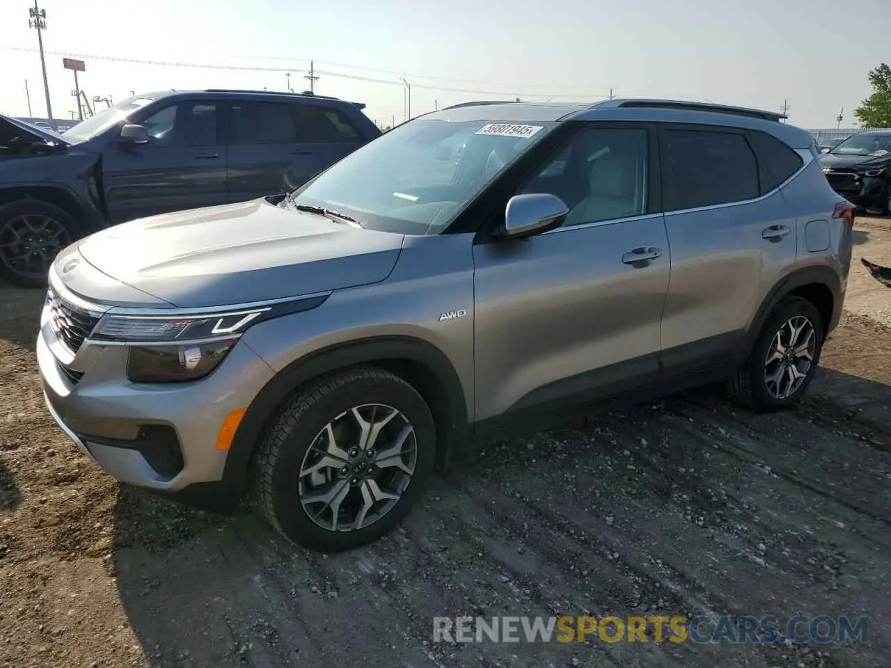 1 Photograph of a damaged car KNDERCAA7M7122680 KIA SELTOS 2021