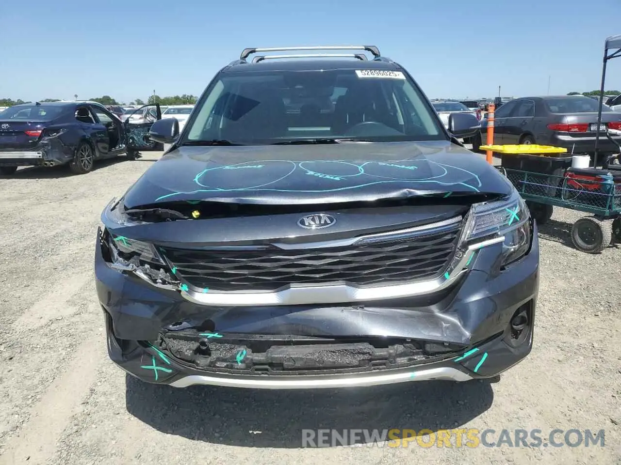 5 Photograph of a damaged car KNDERCAA7M7196505 KIA SELTOS 2021