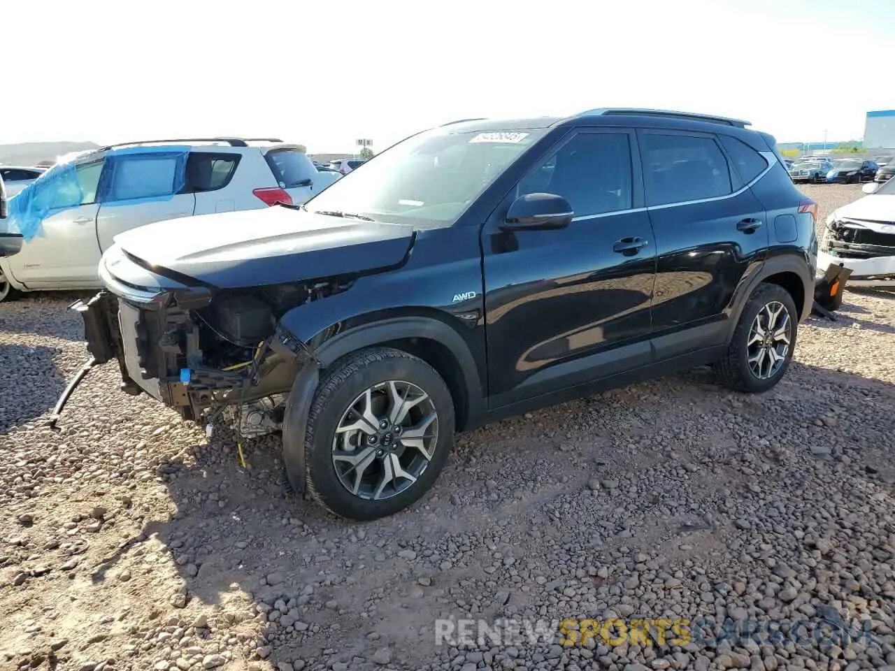 1 Photograph of a damaged car KNDERCAA8M7226532 KIA SELTOS 2021