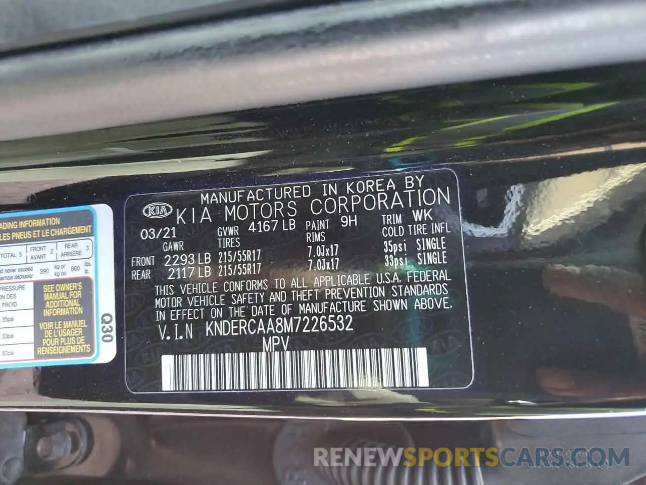 14 Photograph of a damaged car KNDERCAA8M7226532 KIA SELTOS 2021