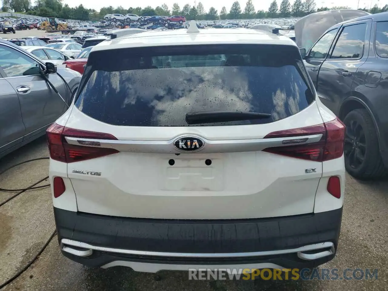 6 Photograph of a damaged car KNDERCAA9M7130571 KIA SELTOS 2021