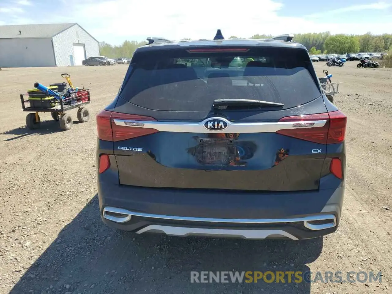 6 Photograph of a damaged car KNDERCAA9M7218505 KIA SELTOS 2021