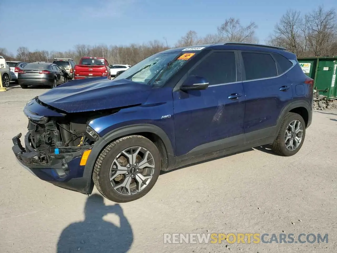 1 Photograph of a damaged car KNDERCAAXM7112533 KIA SELTOS 2021