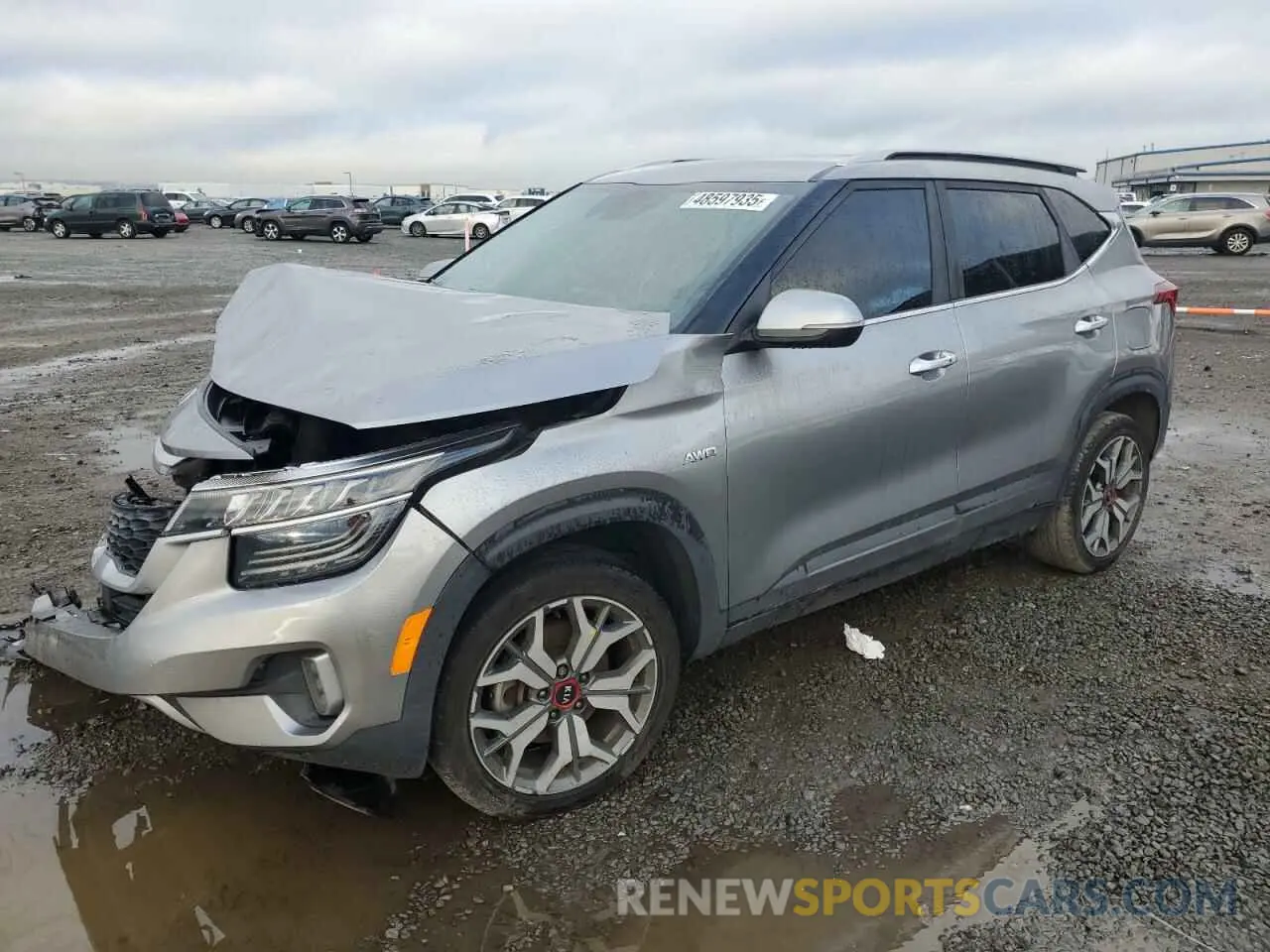 1 Photograph of a damaged car KNDETCA20M7128637 KIA SELTOS 2021