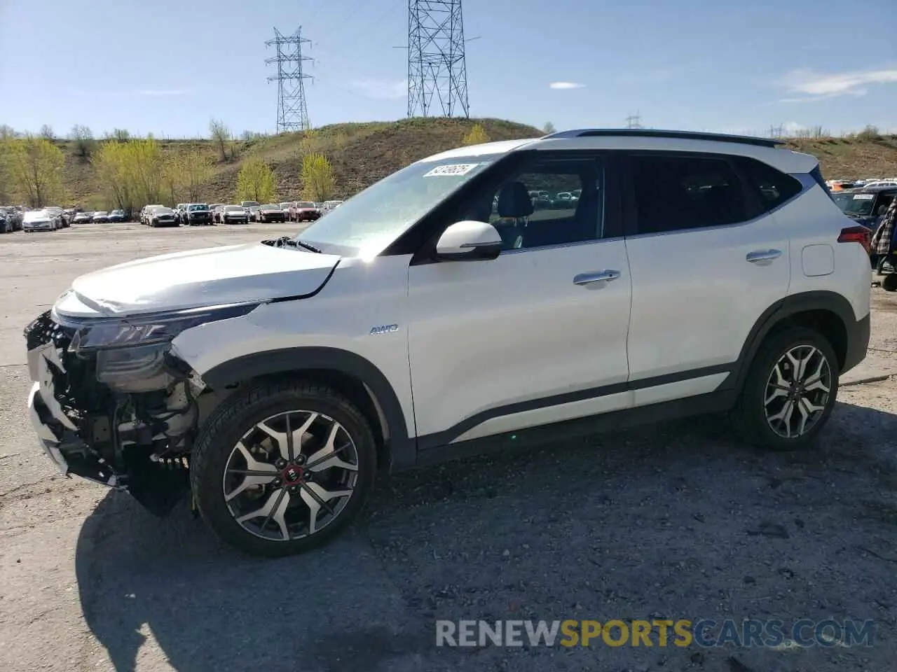 1 Photograph of a damaged car KNDETCA20M7204874 KIA SELTOS 2021