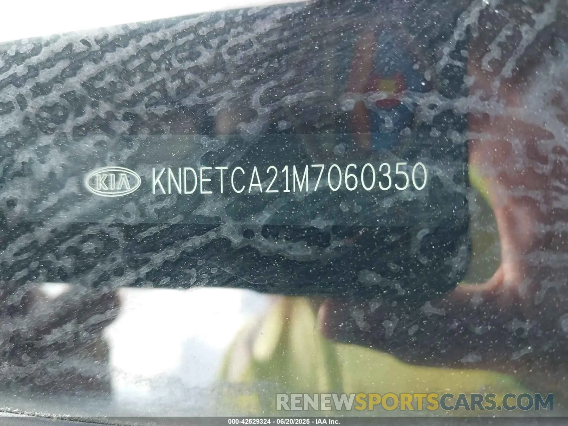9 Photograph of a damaged car KNDETCA21M7060350 KIA SELTOS 2021