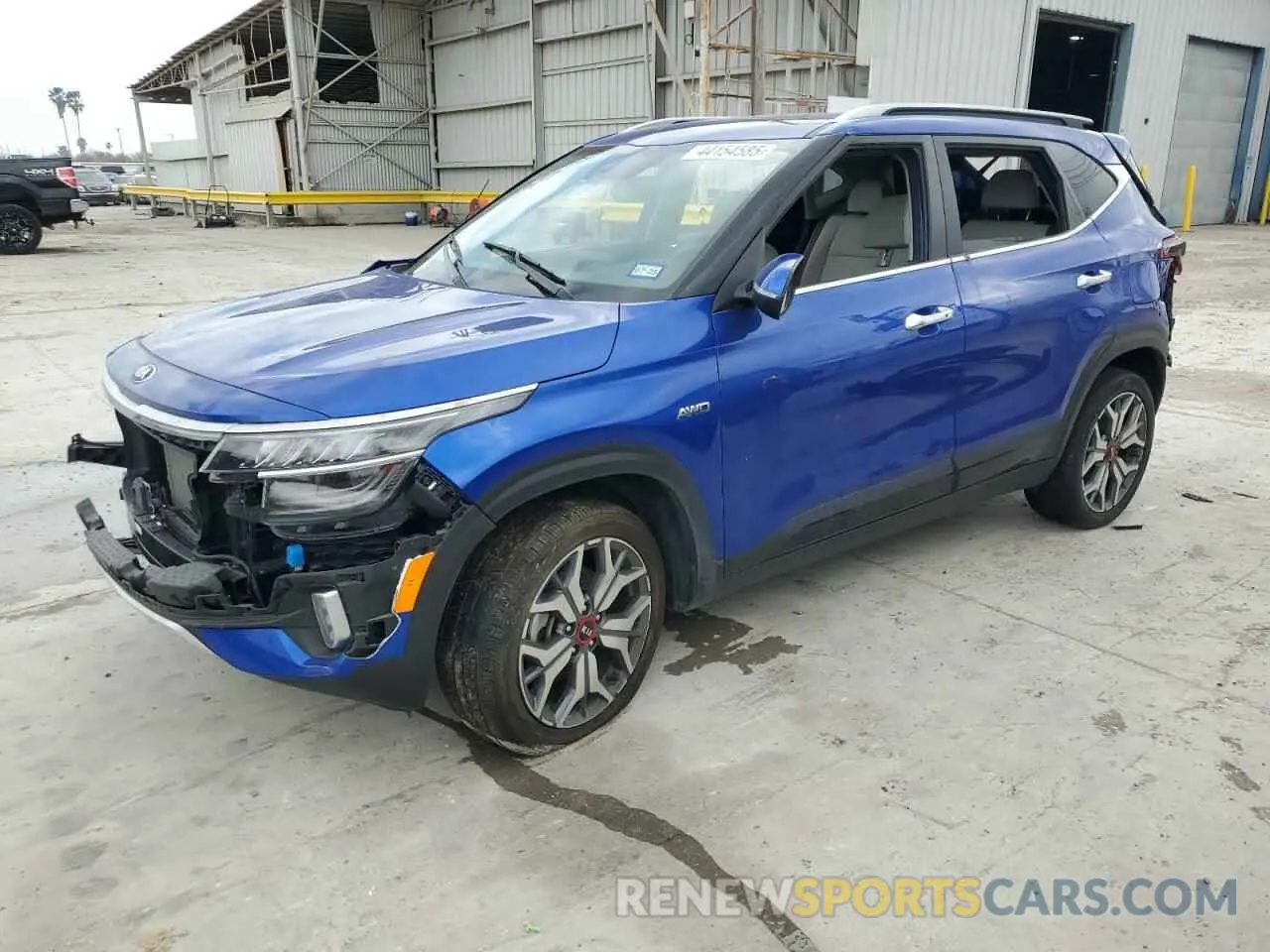 1 Photograph of a damaged car KNDETCA22M7090246 KIA SELTOS 2021