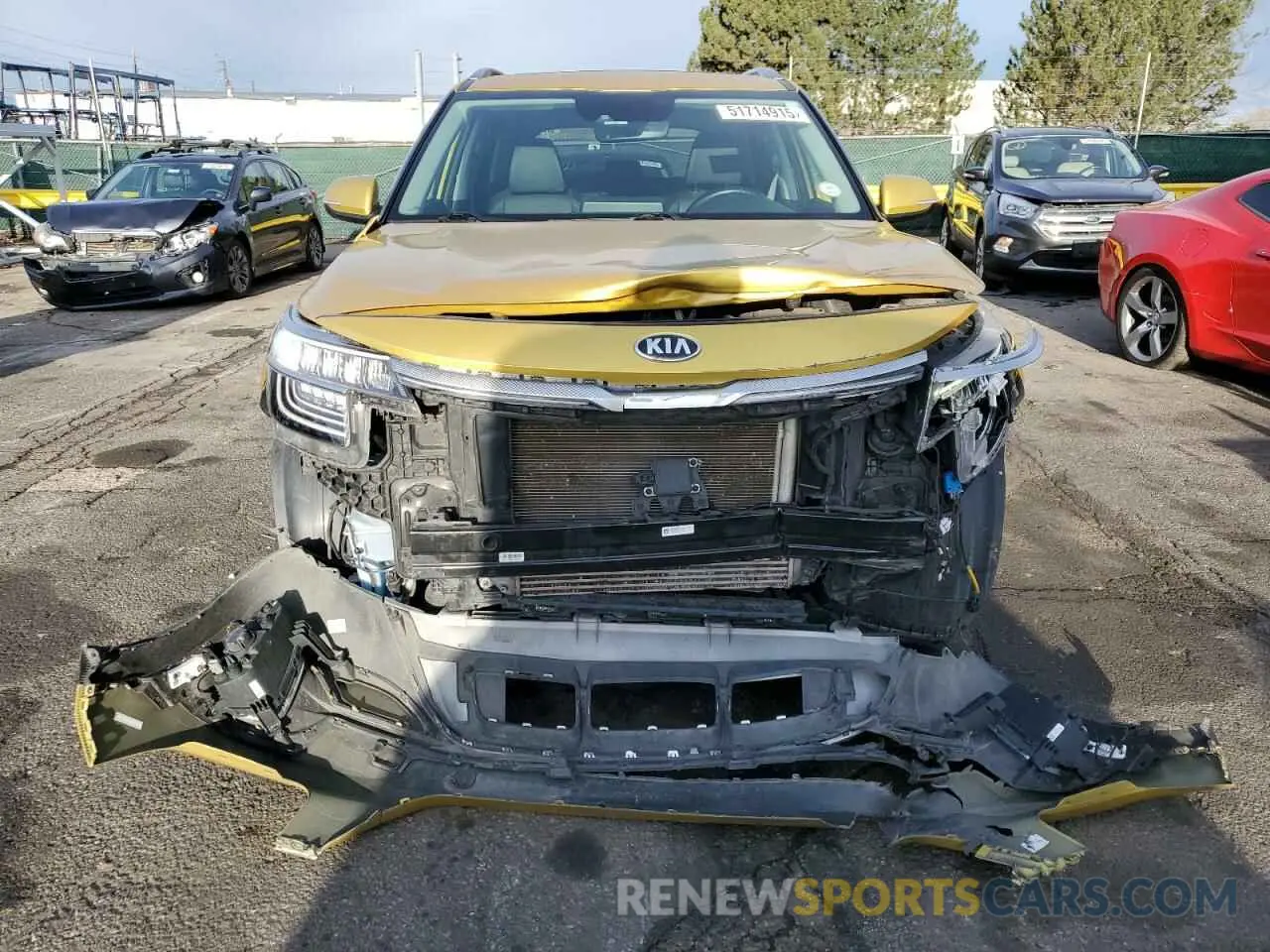 5 Photograph of a damaged car KNDETCA22M7178648 KIA SELTOS 2021