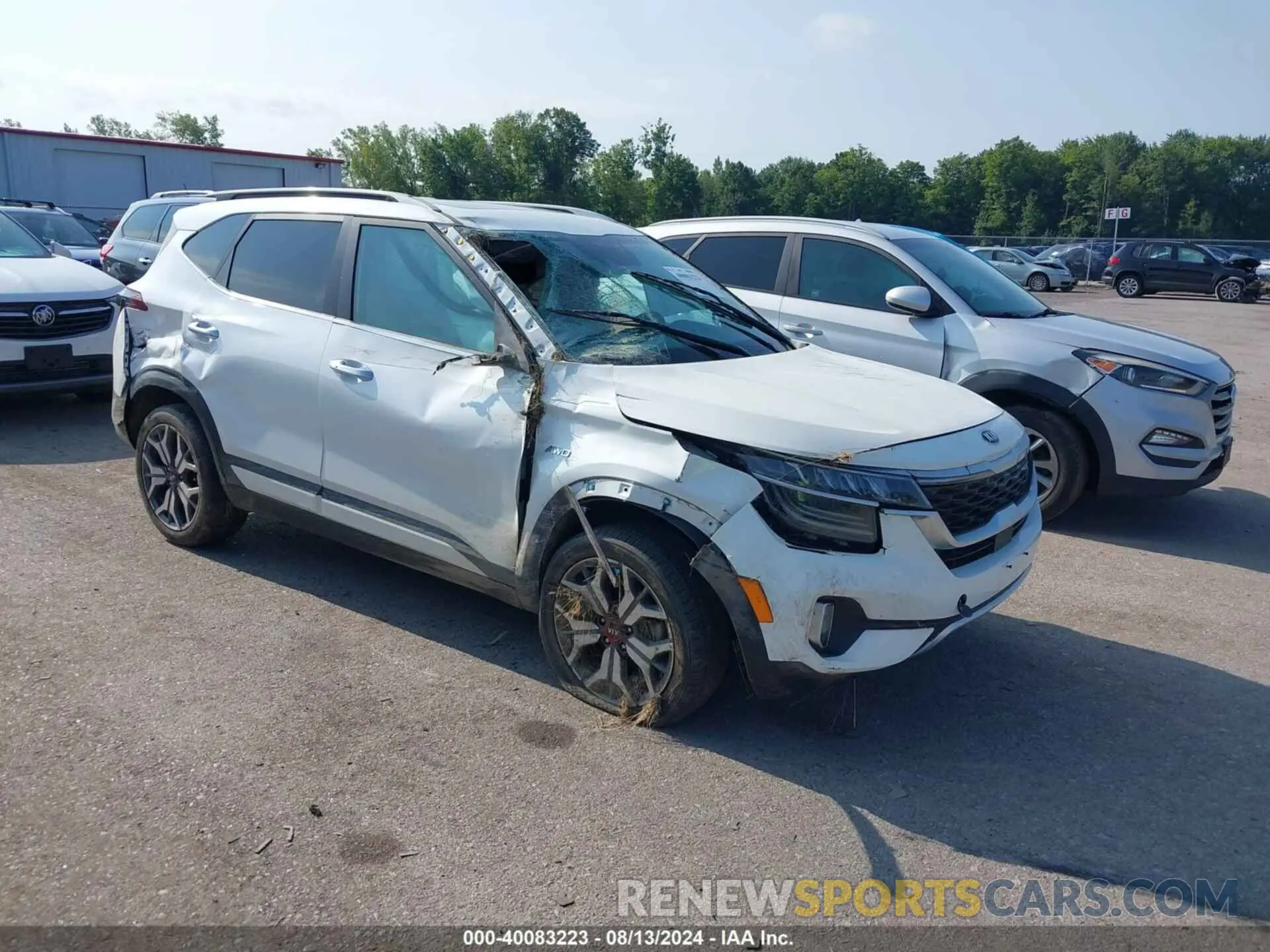 1 Photograph of a damaged car KNDETCA23M7175659 KIA SELTOS 2021