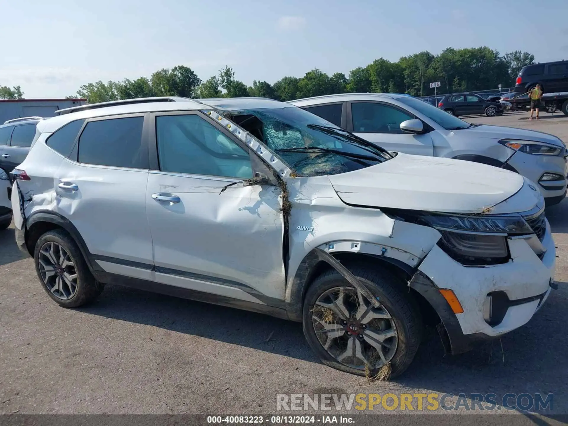 6 Photograph of a damaged car KNDETCA23M7175659 KIA SELTOS 2021