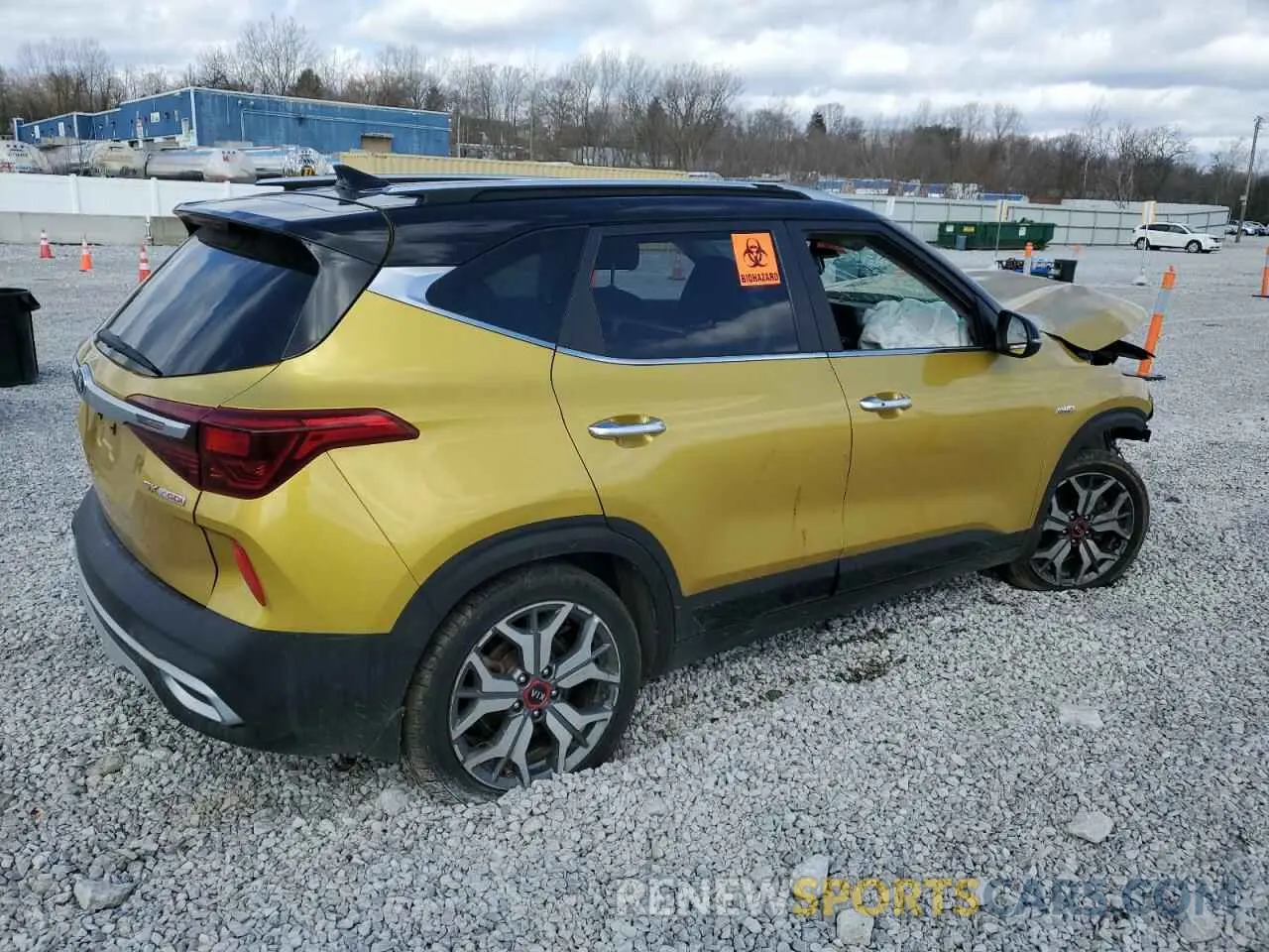 3 Photograph of a damaged car KNDETCA26M7060649 KIA SELTOS 2021