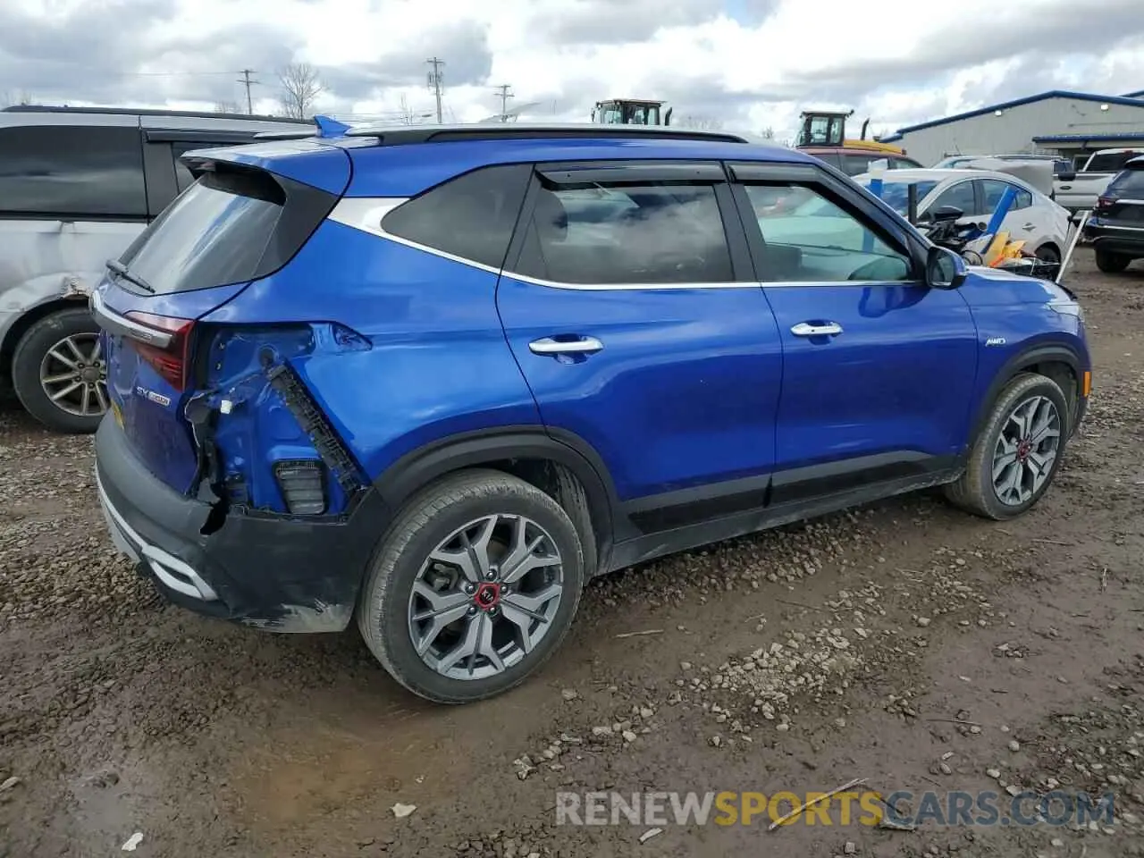 3 Photograph of a damaged car KNDETCA26M7081310 KIA SELTOS 2021