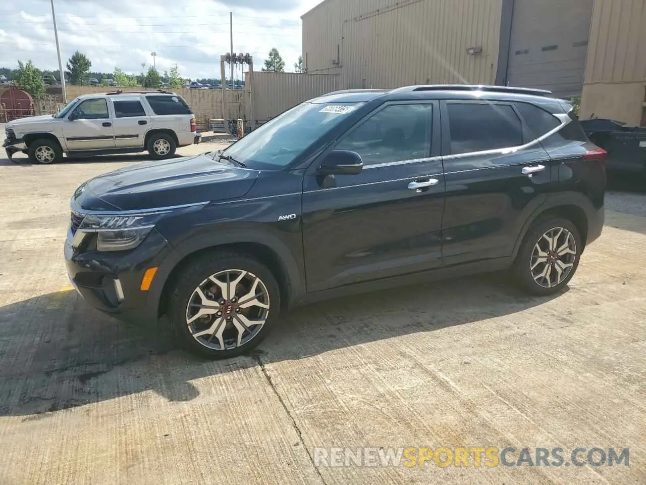 1 Photograph of a damaged car KNDETCA26M7140887 KIA SELTOS 2021