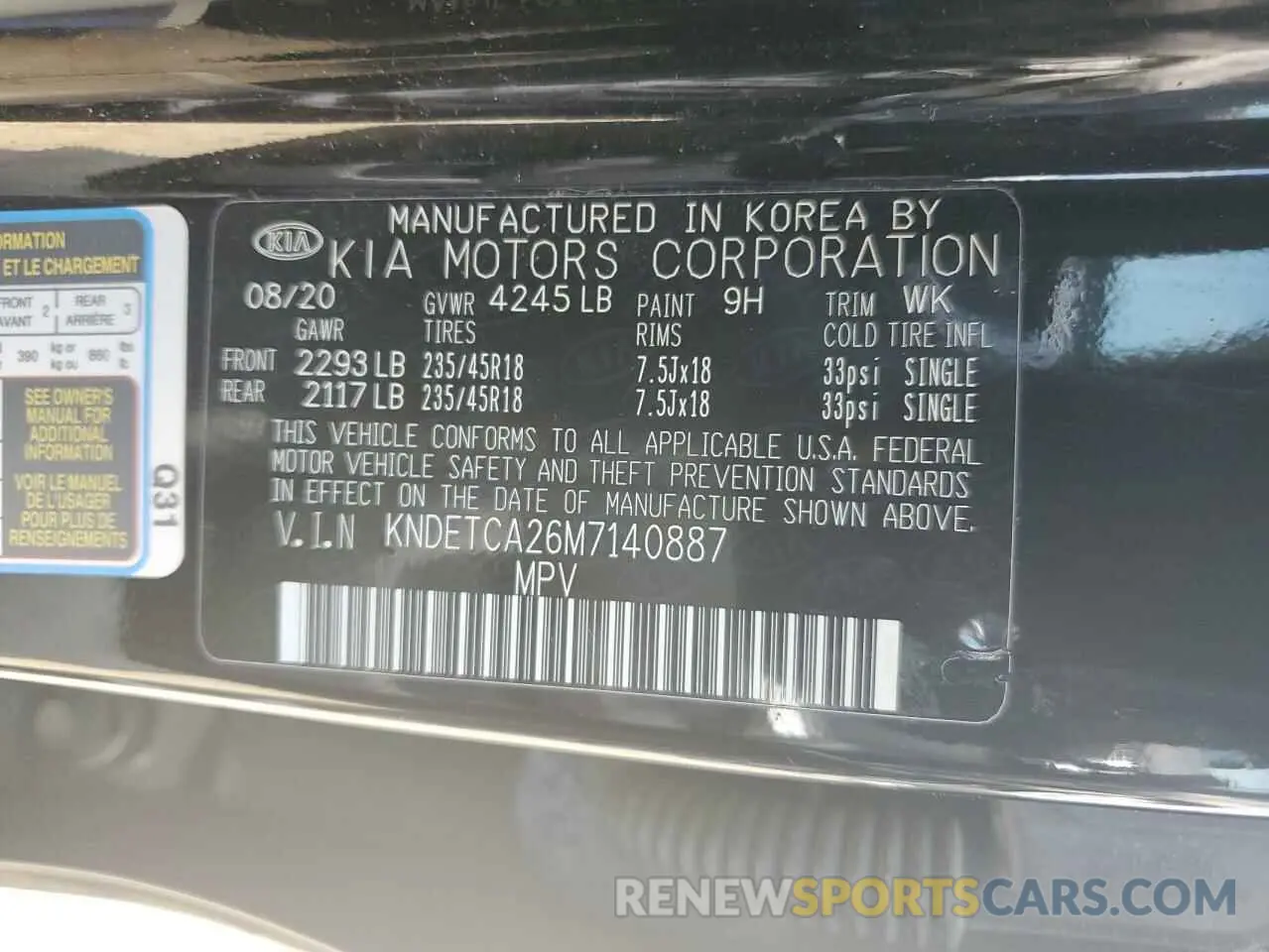 12 Photograph of a damaged car KNDETCA26M7140887 KIA SELTOS 2021