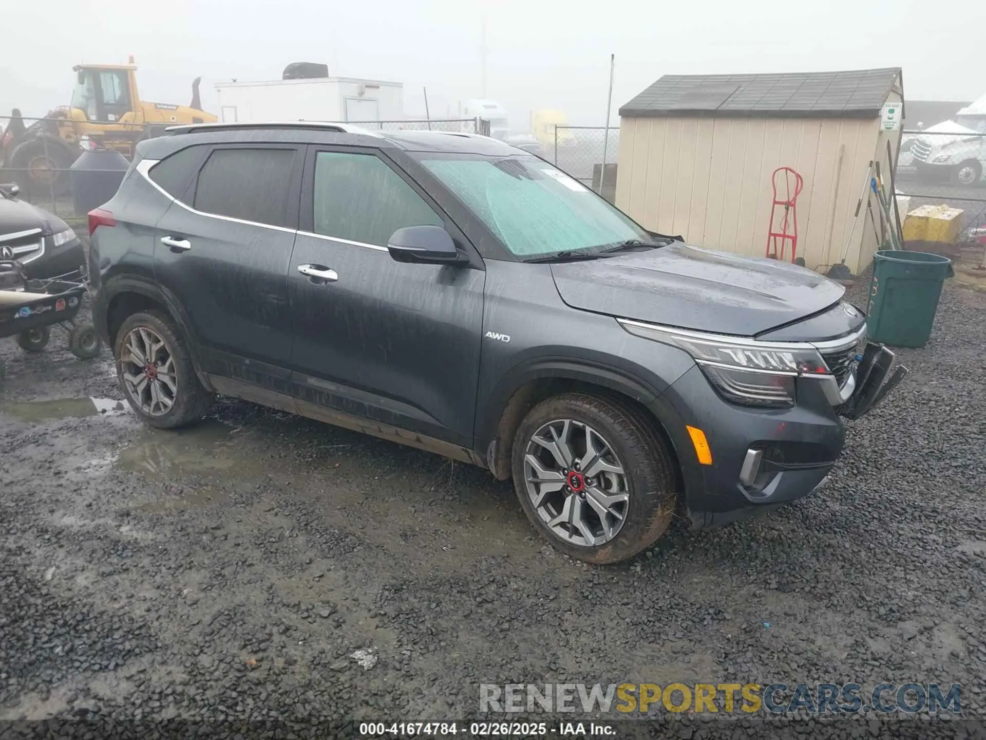 1 Photograph of a damaged car KNDETCA26M7182220 KIA SELTOS 2021