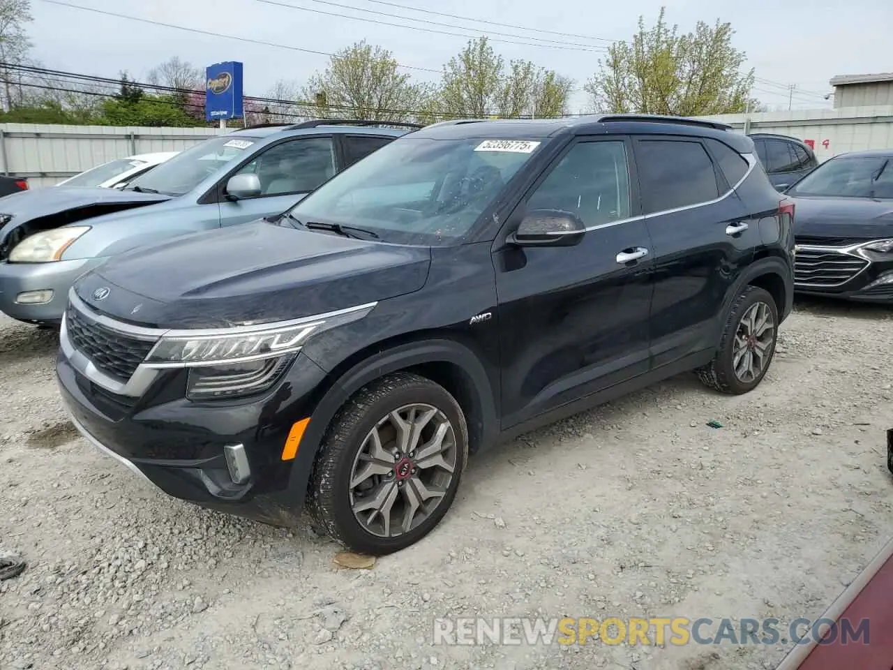 1 Photograph of a damaged car KNDETCA27M7184817 KIA SELTOS 2021