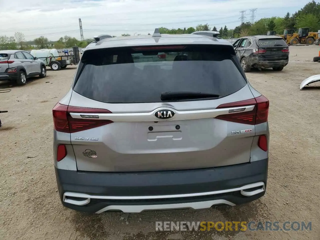 6 Photograph of a damaged car KNDETCA27M7218464 KIA SELTOS 2021