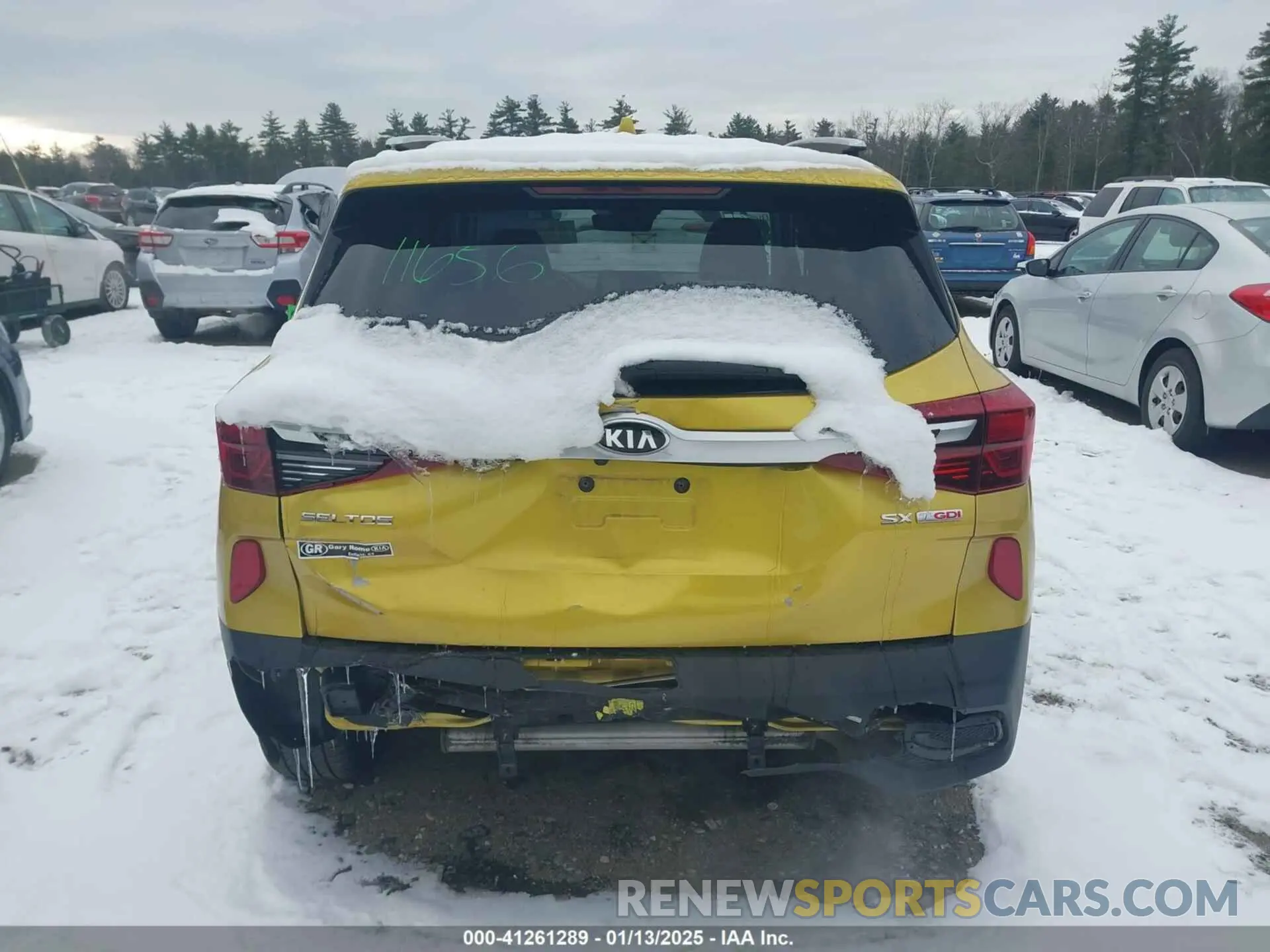 6 Photograph of a damaged car KNDETCA28M7166732 KIA SELTOS 2021