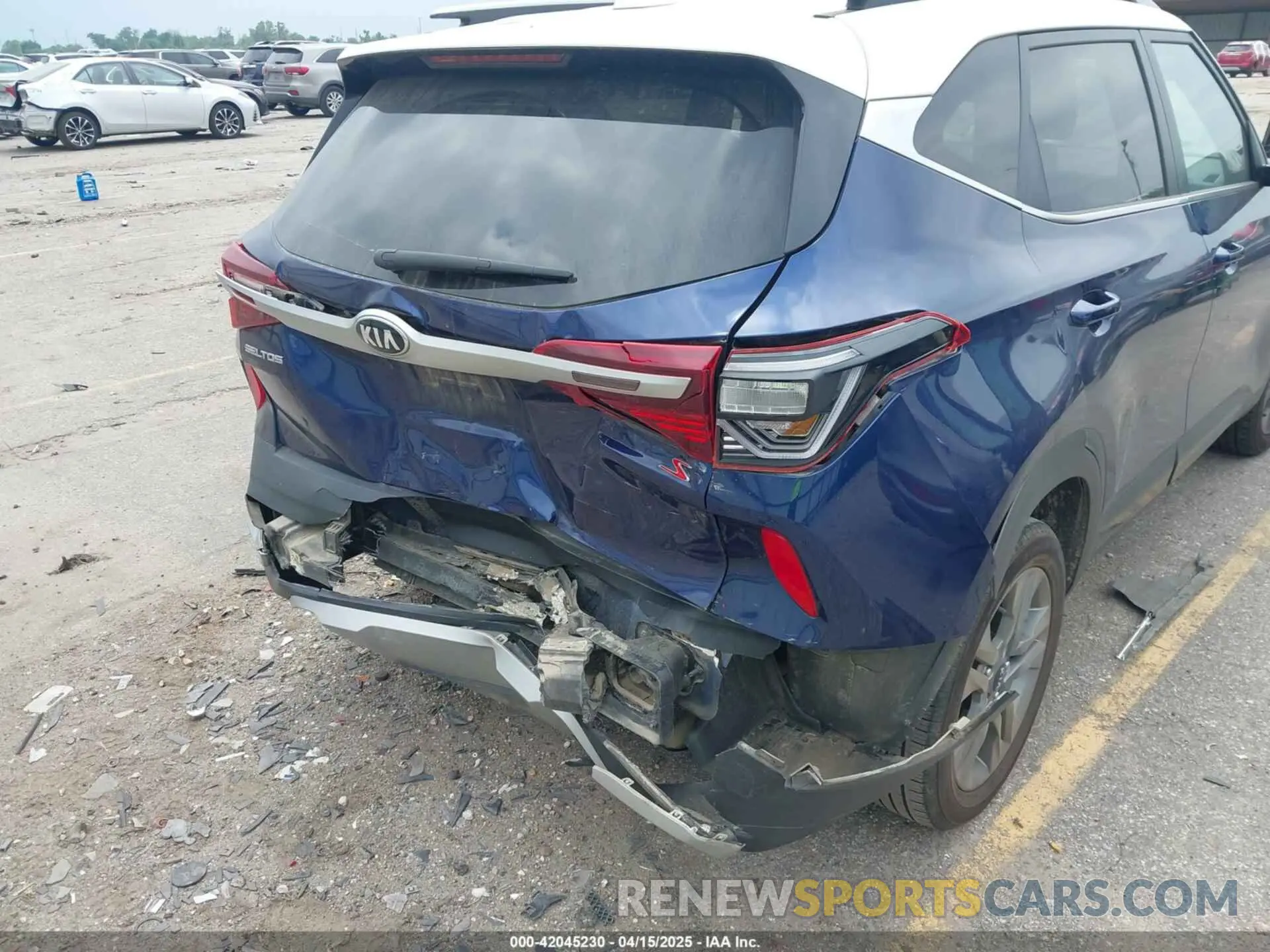 6 Photograph of a damaged car KNDEU2AA0M7058653 KIA SELTOS 2021