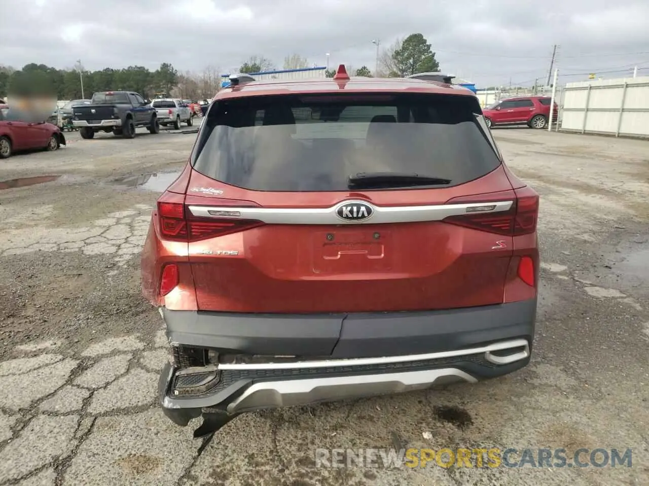 6 Photograph of a damaged car KNDEU2AA2M7044950 KIA SELTOS 2021