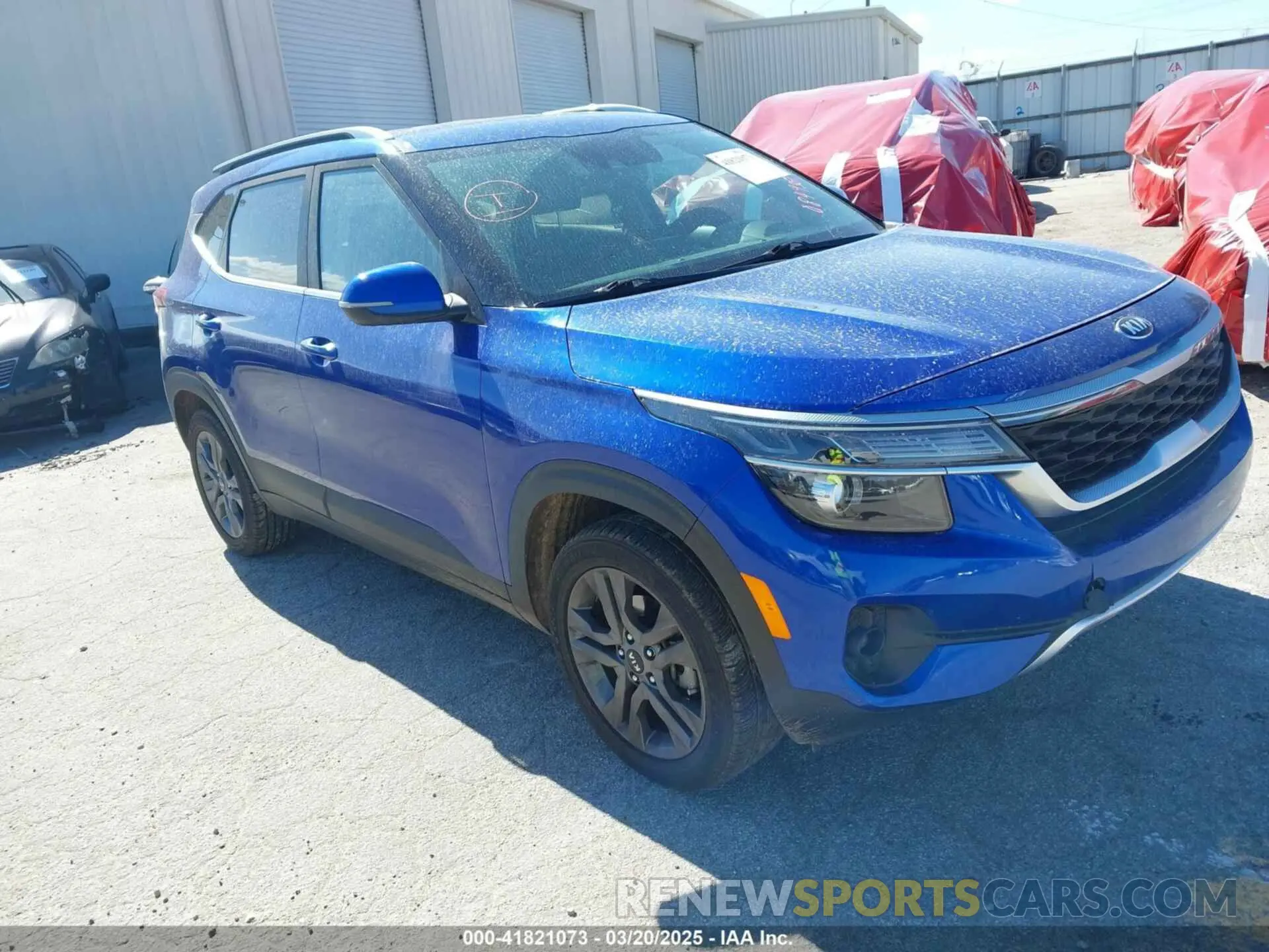 1 Photograph of a damaged car KNDEU2AA3M7084938 KIA SELTOS 2021