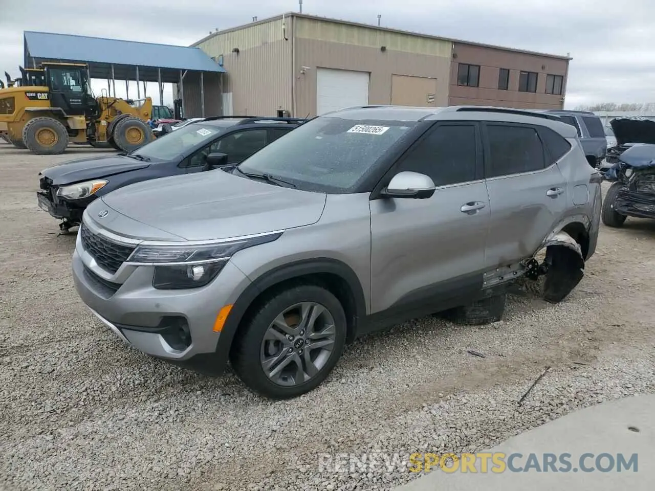 1 Photograph of a damaged car KNDEU2AA3M7148248 KIA SELTOS 2021