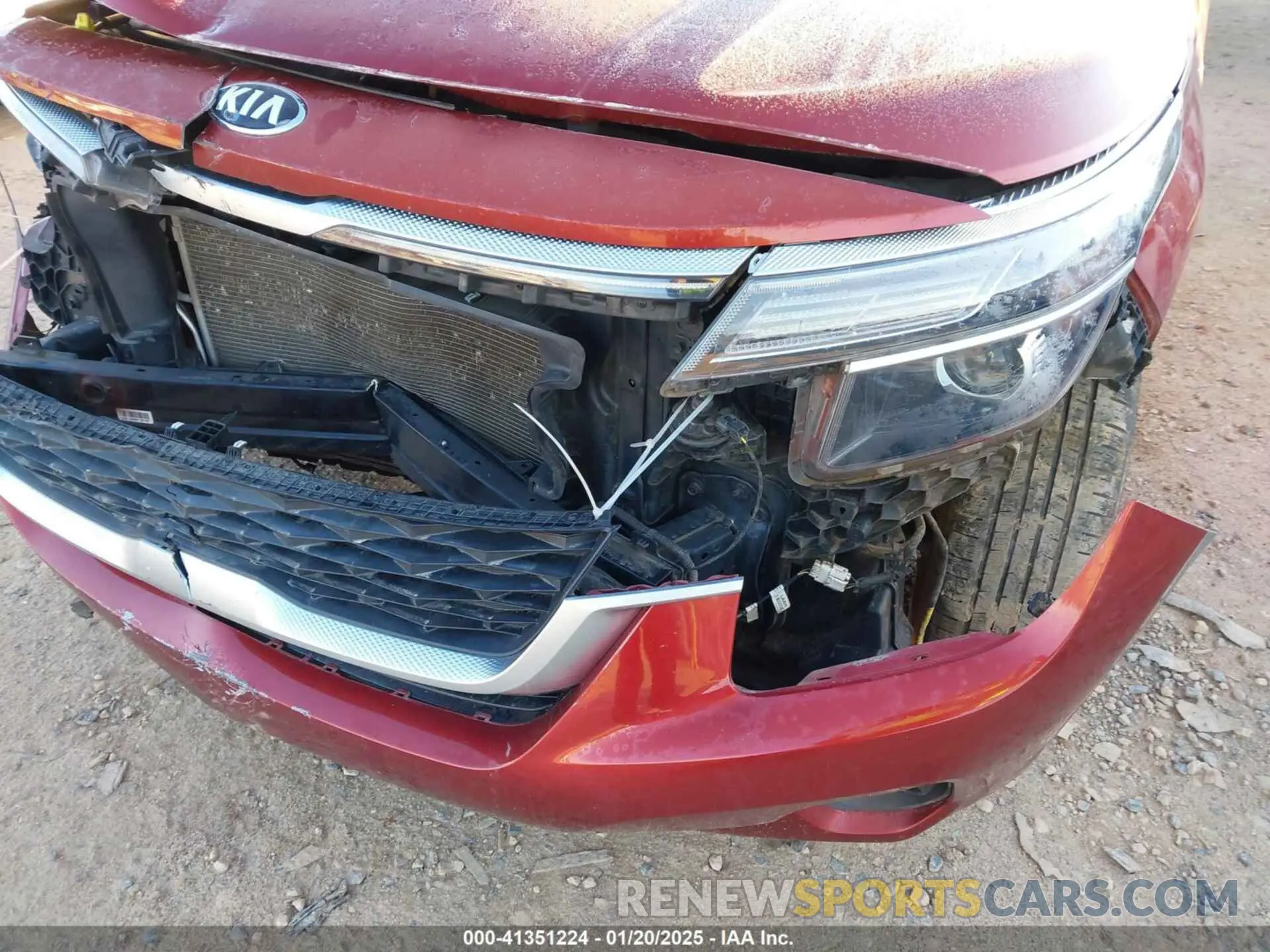 6 Photograph of a damaged car KNDEU2AA4M7172588 KIA SELTOS 2021