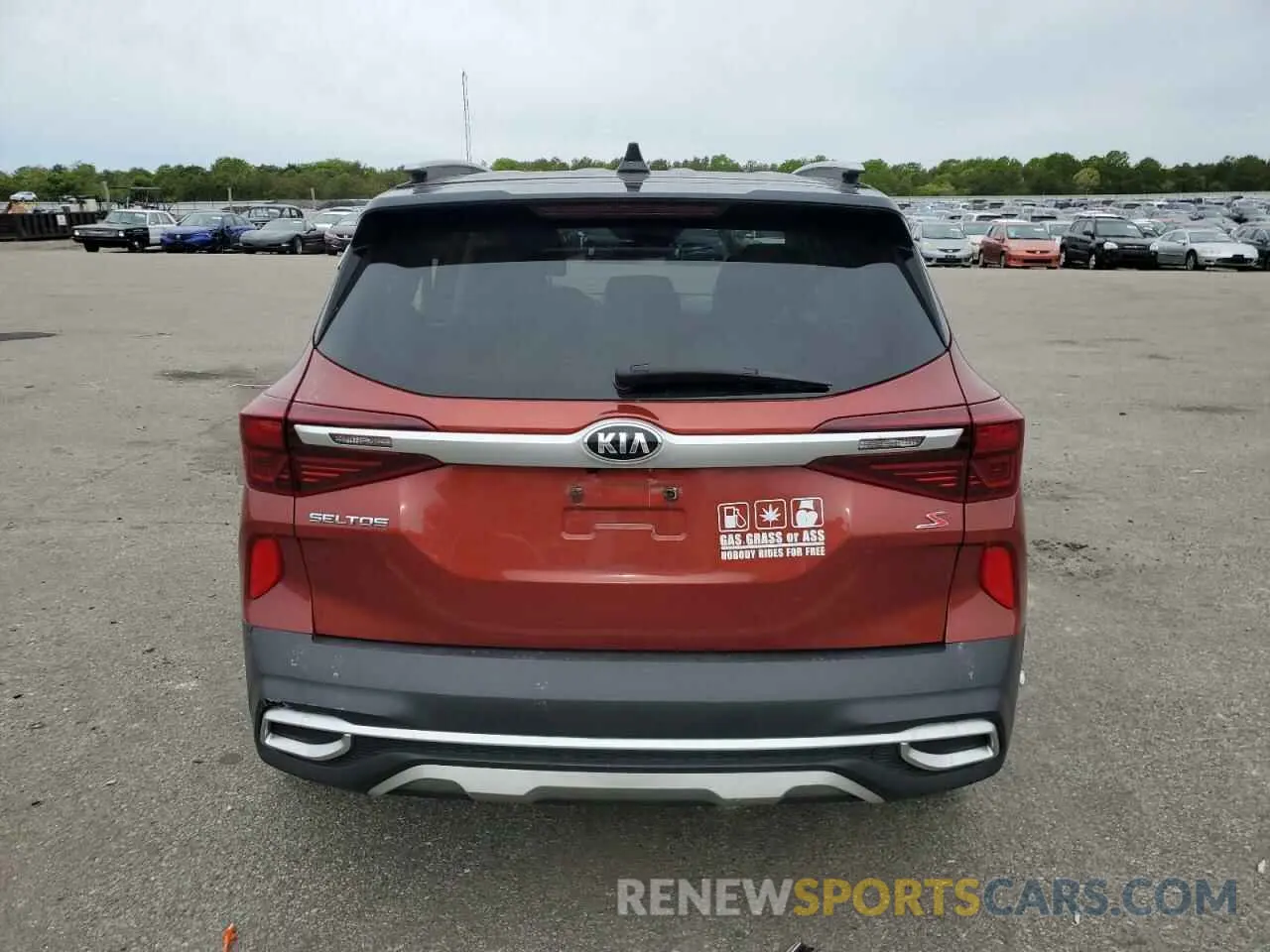 6 Photograph of a damaged car KNDEU2AA8M7115682 KIA SELTOS 2021