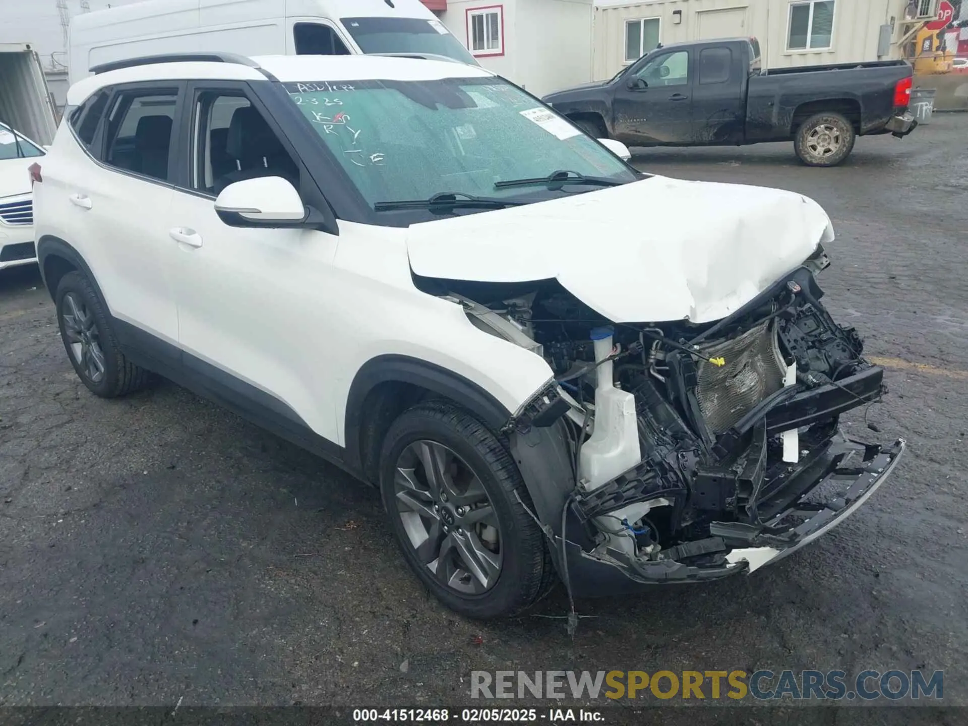 1 Photograph of a damaged car KNDEU2AAXM7058210 KIA SELTOS 2021