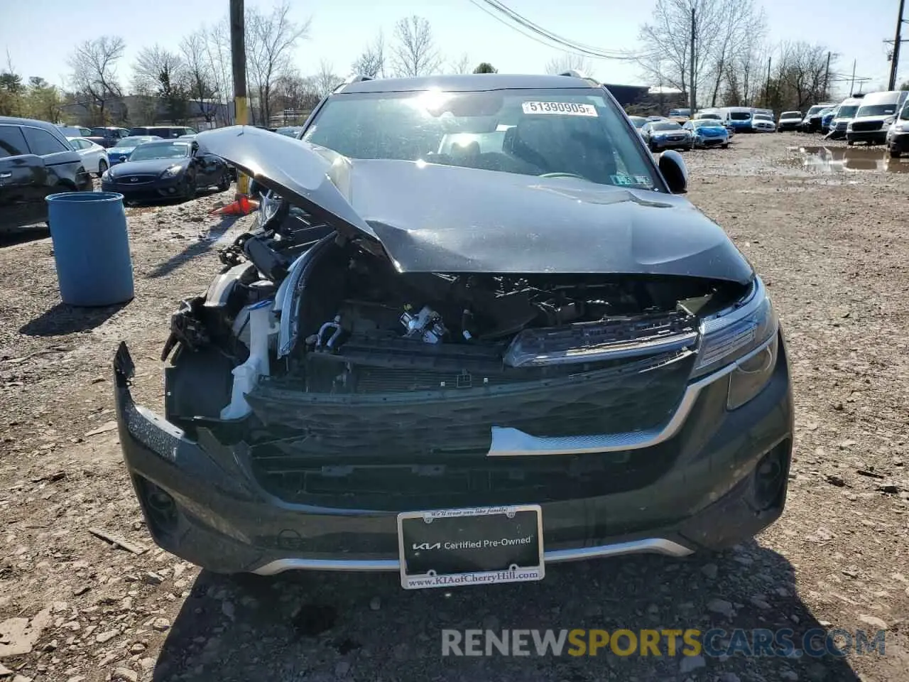 5 Photograph of a damaged car KNDEUCA25M7096104 KIA SELTOS 2021