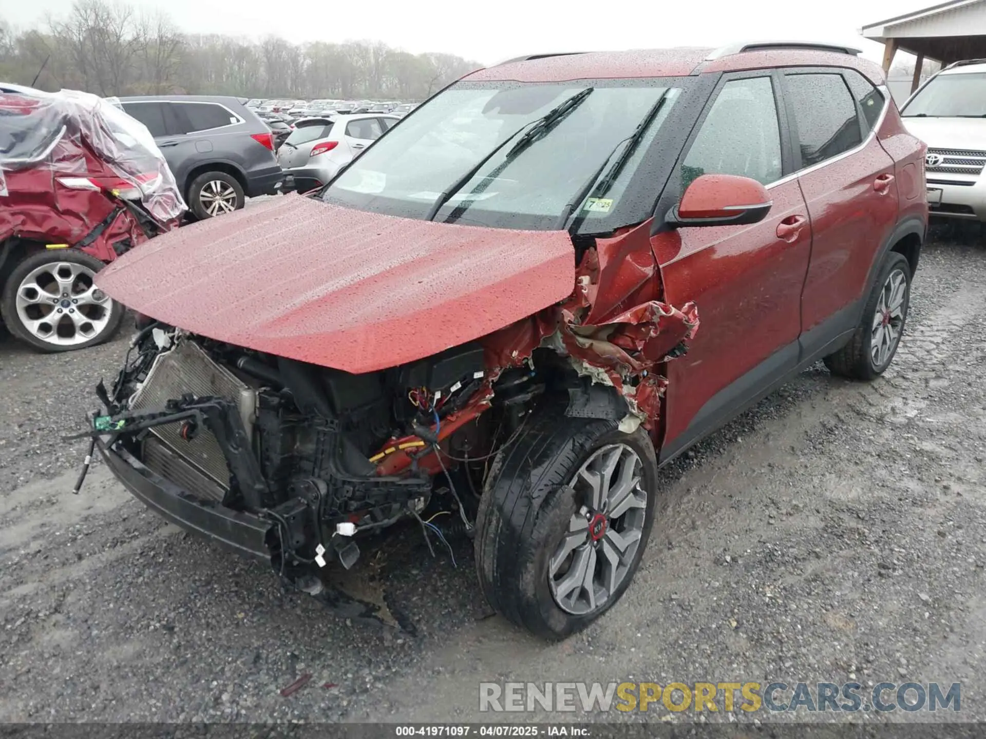 6 Photograph of a damaged car KNDEUCA27M7141978 KIA SELTOS 2021