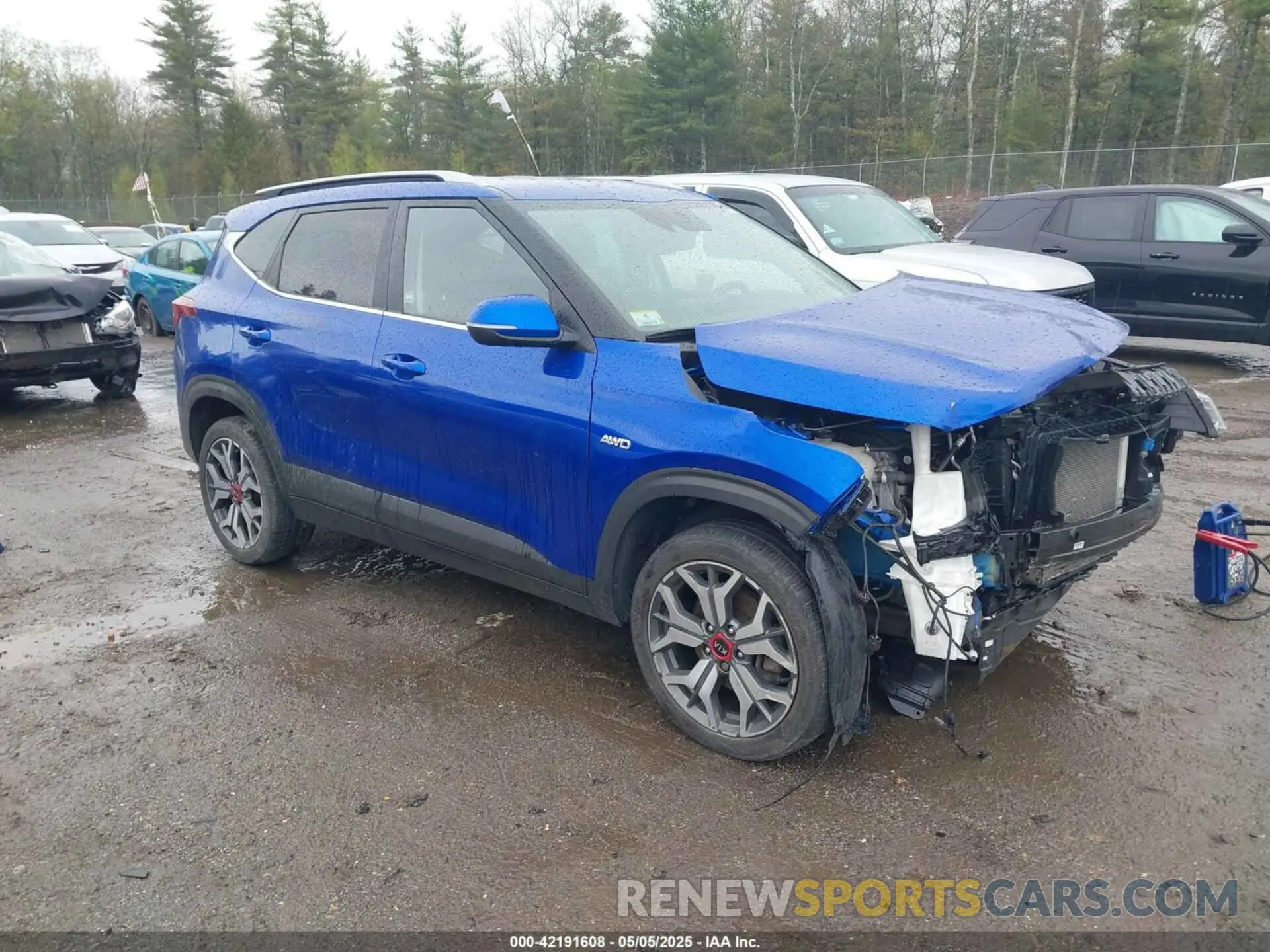 1 Photograph of a damaged car KNDEUCA2XM7152134 KIA SELTOS 2021