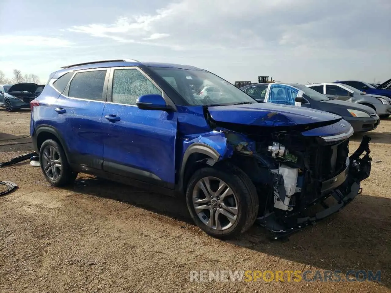 4 Photograph of a damaged car KNDEUCAA0M7134362 KIA SELTOS 2021