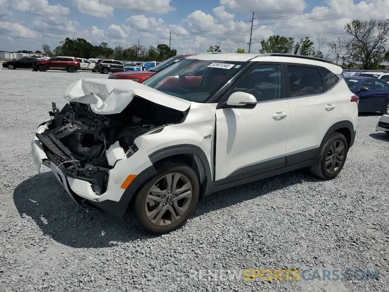 1 Photograph of a damaged car KNDEUCAA0M7223090 KIA SELTOS 2021