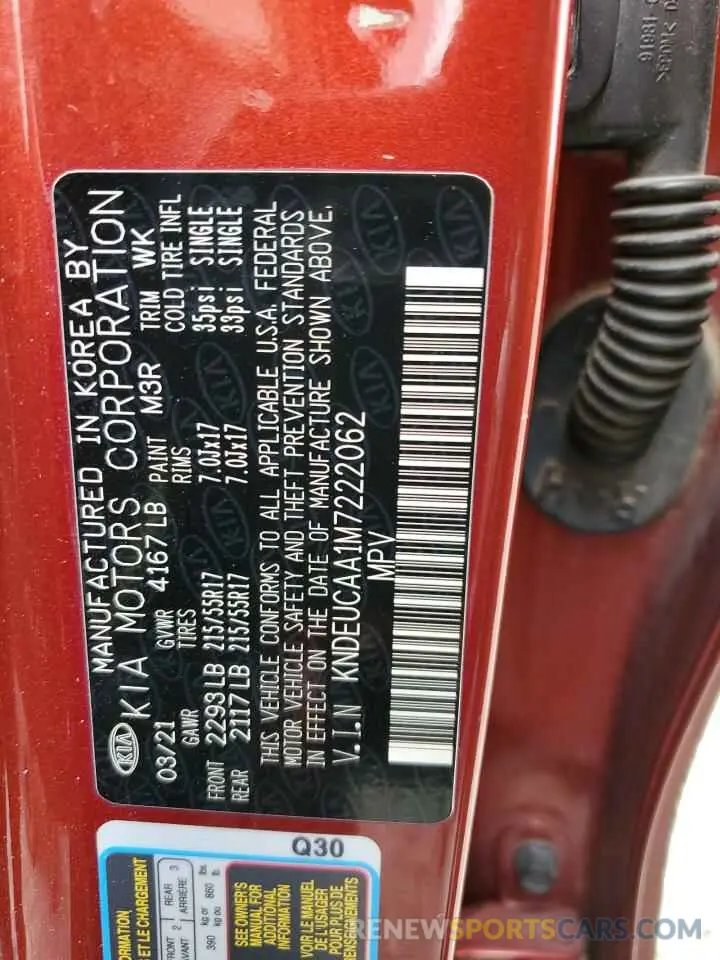14 Photograph of a damaged car KNDEUCAA1M7222062 KIA SELTOS 2021