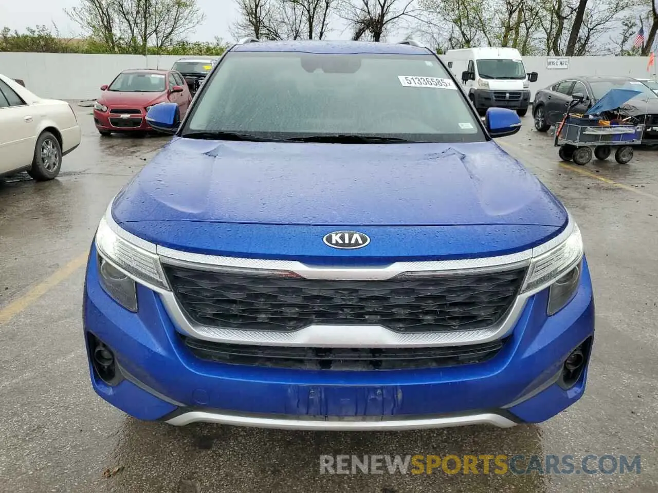 5 Photograph of a damaged car KNDEUCAA2M7155729 KIA SELTOS 2021