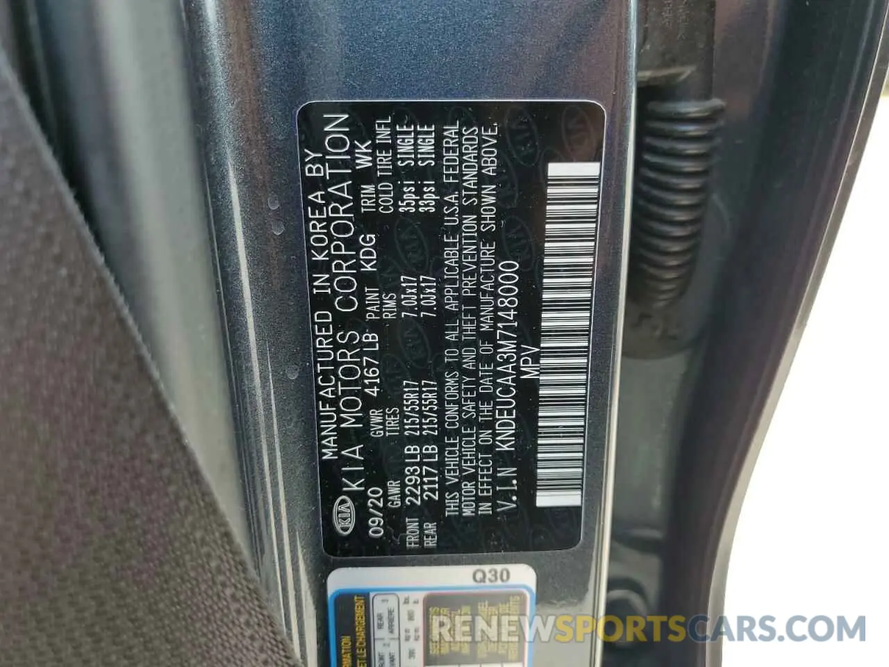 13 Photograph of a damaged car KNDEUCAA3M7148000 KIA SELTOS 2021