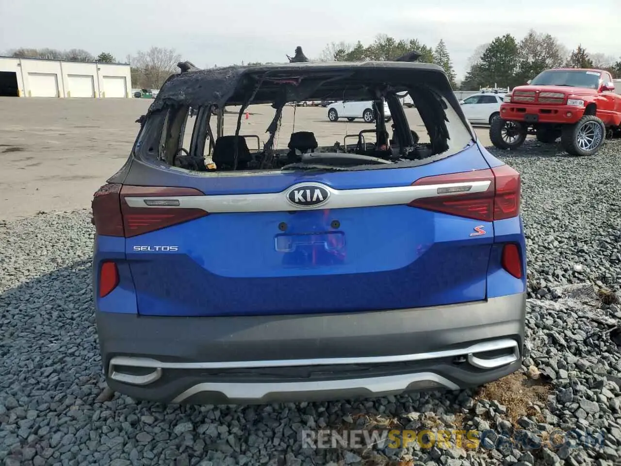 6 Photograph of a damaged car KNDEUCAA5M7160455 KIA SELTOS 2021