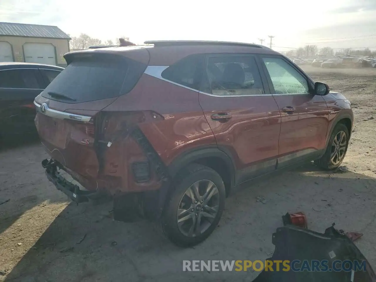 3 Photograph of a damaged car KNDEUCAA7M7039426 KIA SELTOS 2021