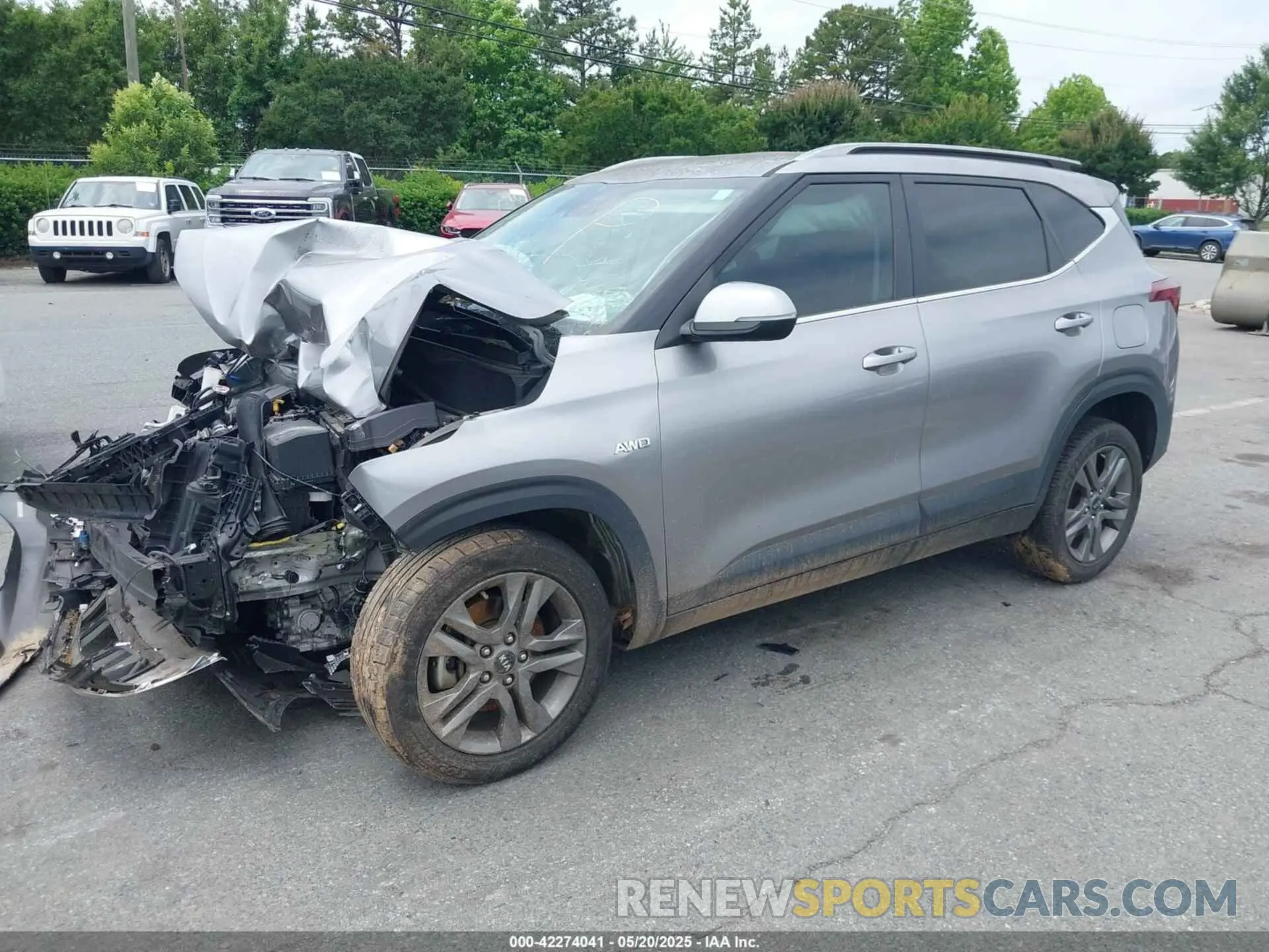 2 Photograph of a damaged car KNDEUCAA9M7084593 KIA SELTOS 2021