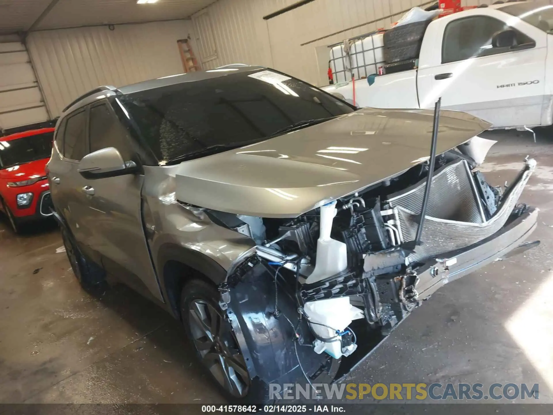 1 Photograph of a damaged car KNDEUCAA9M7115941 KIA SELTOS 2021