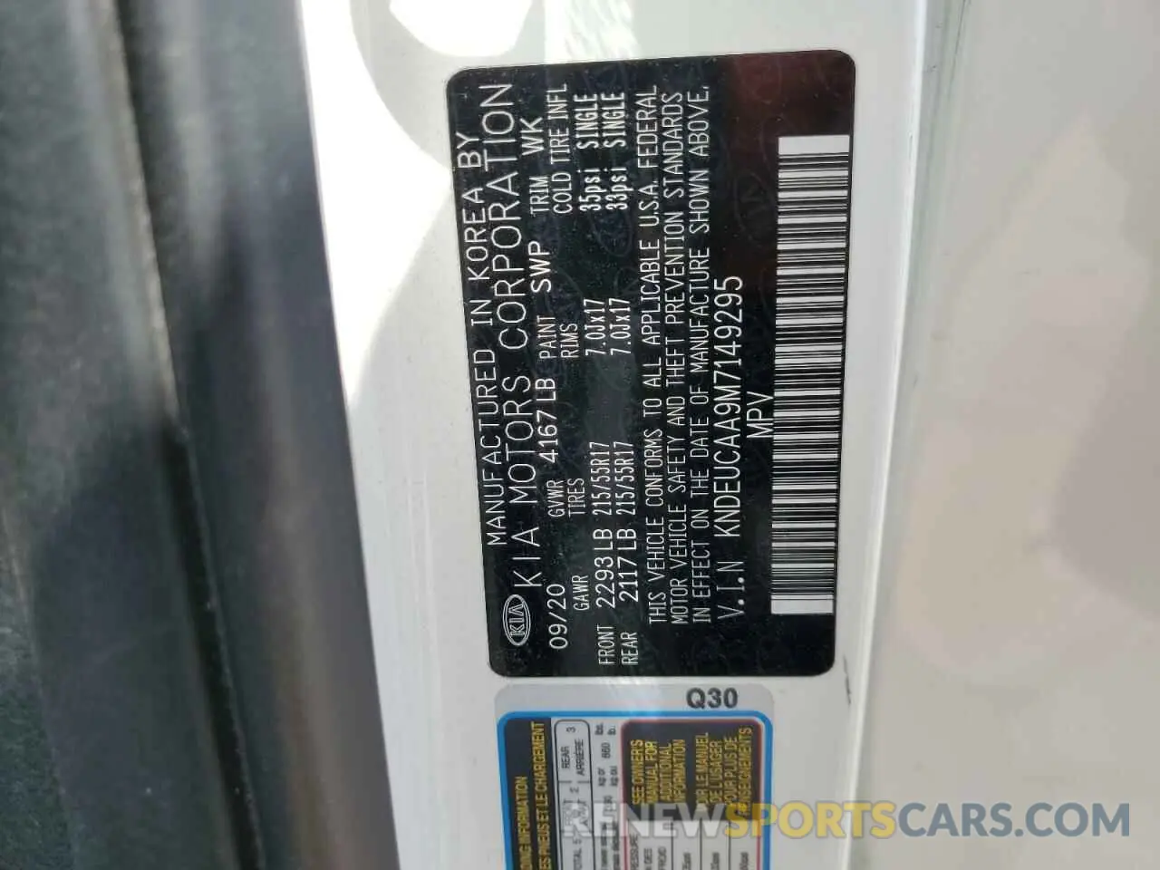 13 Photograph of a damaged car KNDEUCAA9M7149295 KIA SELTOS 2021