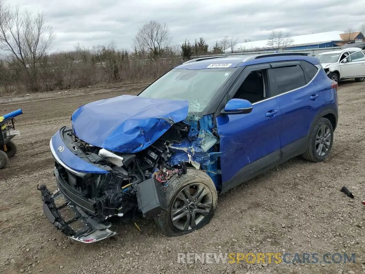 1 Photograph of a damaged car KNDEUCAA9M7175265 KIA SELTOS 2021