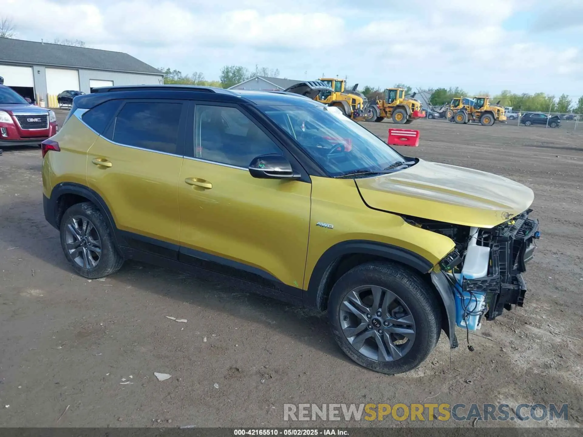 1 Photograph of a damaged car KNDEUCAAXM7169894 KIA SELTOS 2021
