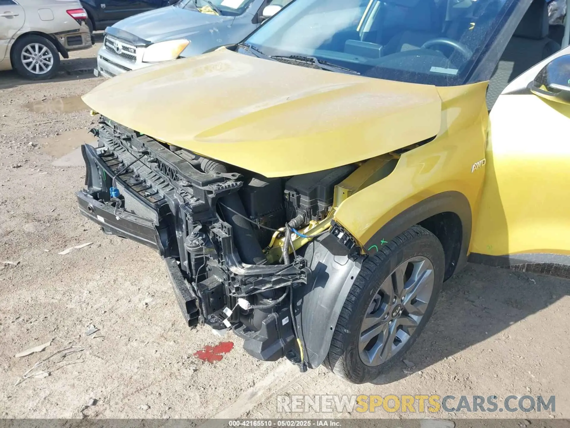 6 Photograph of a damaged car KNDEUCAAXM7169894 KIA SELTOS 2021