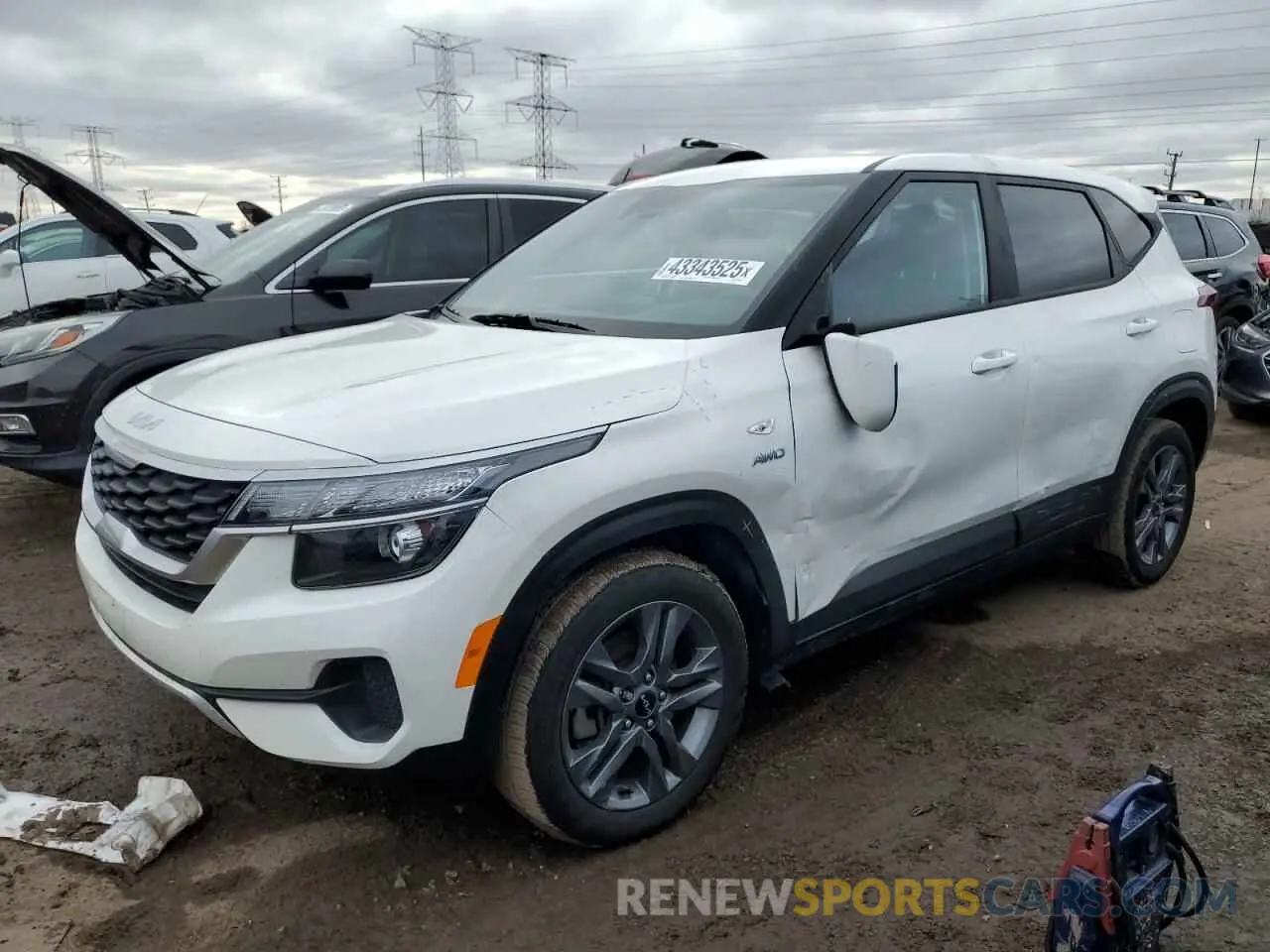 1 Photograph of a damaged car KNDEPCAA0N7341763 KIA SELTOS 2022
