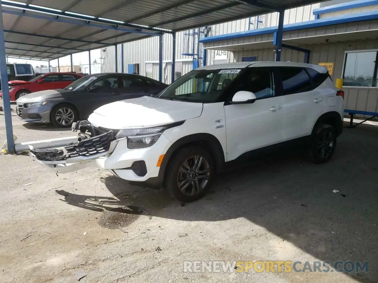1 Photograph of a damaged car KNDEPCAA0N7345683 KIA SELTOS 2022