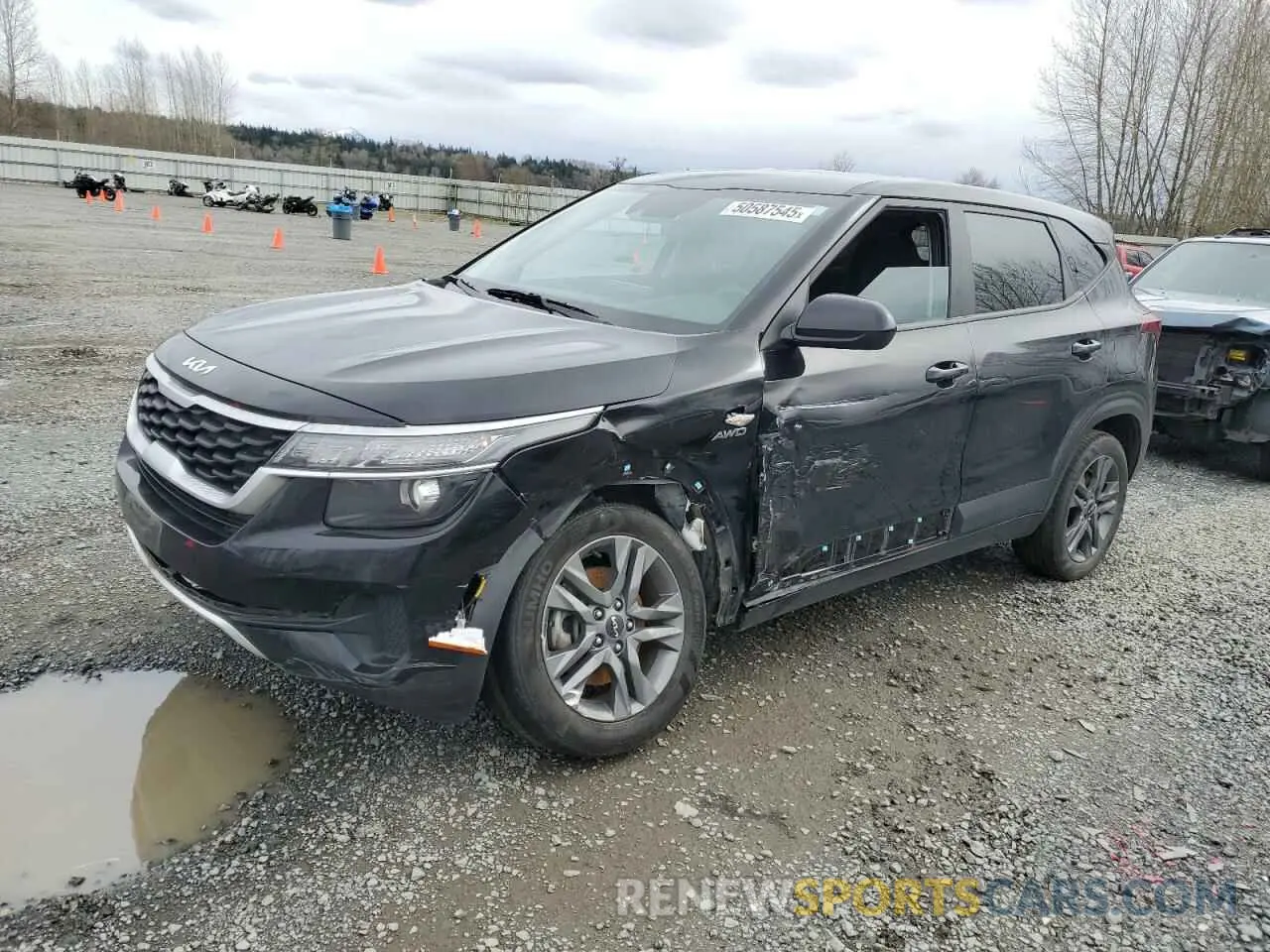 1 Photograph of a damaged car KNDEPCAA2N7317545 KIA SELTOS 2022