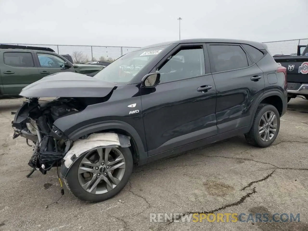 1 Photograph of a damaged car KNDEPCAA3N7248624 KIA SELTOS 2022