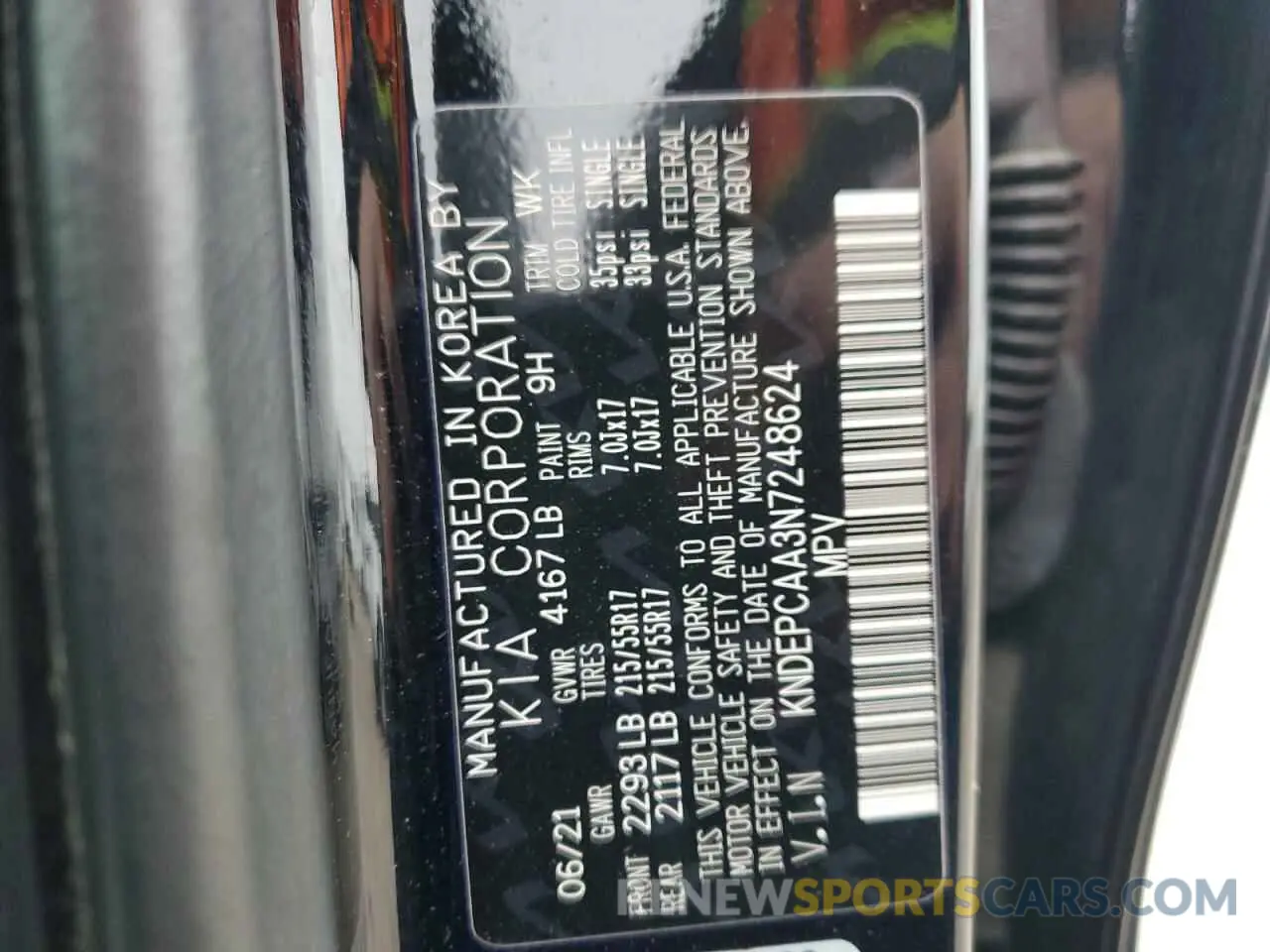 15 Photograph of a damaged car KNDEPCAA3N7248624 KIA SELTOS 2022
